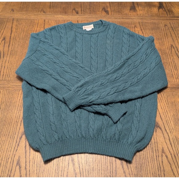 Vintage Capper‎ & Capper Green Alpaca Sweater size XL